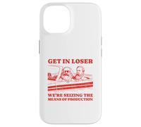 Get In Loser Karl Marx Friedrich Engels Socialist Communist Case for iPhone 14