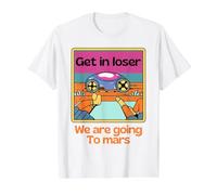get in Loser we re Going Value Graphic T-Shirt, Men, White, L
