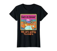 get in Loser we re Going Value Graphic T-Shirt, Women, Black, L