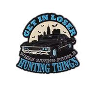Get In Loser We’re Saving People Hunting Things Enamel Pin Supernatural Style Quote Lapel Pin 3cm x 3cm