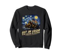 Get In Loser We're Crossing The Delaware Funny Patriotic 4th Sweatshirt