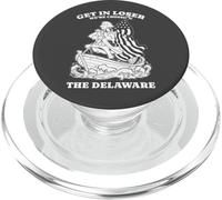 Get In Loser We're Crossing The Delaware Funny PopSockets PopGrip for MagSafe