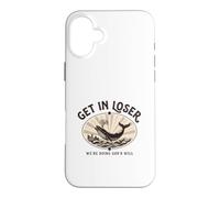 Get in Loser We're Doing God's Will Funny Christian Bible Case for iPhone 16 Plus