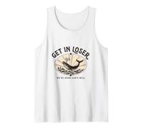 Get in Loser We're Doing God's Will Funny Christian Bible Tank Top