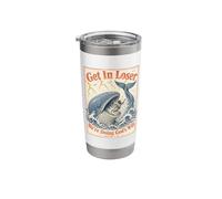 Get in Loser We're Doing Gods Will Jonah 1:17 Christian Stainless Steel Insulated Tumbler