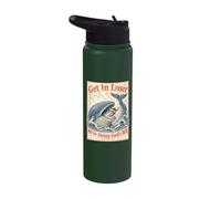 Get in Loser We're Doing Gods Will Jonah 1:17 Christian Stainless Steel Insulated Water Bottle