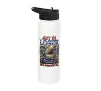Get in Loser We're Doing God's Will Stainless Steel Insulated Water Bottle