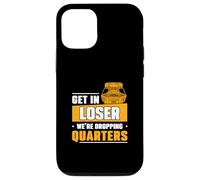 Get In Loser We're Dropping Quarters Funny Coin Pusher Lover Case for iPhone 12/12 Pro