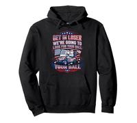 Get in Loser W'ere Going to Look for Your Ball Golf USA Flag Pullover Hoodie