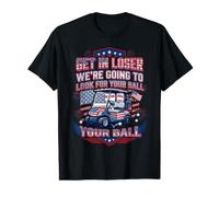 Get in Loser W'ere Going to Look for Your Ball Golf USA Flag Value Graphic T-Shirt