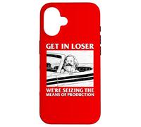 Get In Loser We're Seizing The Means Of Production Karl Marx Case for iPhone 16