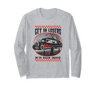 Get In Losers We're Diggin' Graves Vintage Halloween Long Sleeve T-Shirt