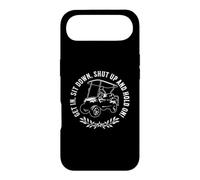 Get in sit down shut up and hold on Funny Golf Cart Design Case for iPhone Air