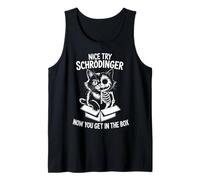 Get In The Box Quantum Physic Physicist Schrodinger's Cat Tank Top