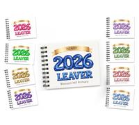 Get Invited Personalised A6 School Leavers Notebook - Memory Book Keepsake Gift (Rose Gold)