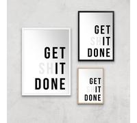 Get It Done Giclée Art Print - A3 - Black Frame