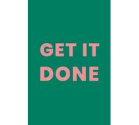 Get It Done Weekly Planner | 52 Undated Weeks | 2 Page Spread Per Week: Plan your week ahead - Includes a priorities and to do list, habit tracker, and a full page weekly meal plan and shopping list.