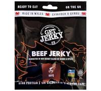 GET JERKY - 6x40g BBQ Jerky - Smokey & Sweet Beef Jerky Made From PGI Welsh Beef - High Protein, Low Carb & Gluten Free Snack