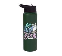 Get Lost in a Good Book Stainless Steel Insulated Water Bottle