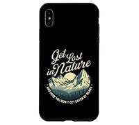 Get Lost In Nature And Hope You Don't Get Eaten - Hiking Case for iPhone XS Max