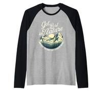 Get Lost in Nature and Hope You Don't Get Eaten - Hiking Raglan Baseball Tee