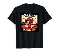 Get Lost in The Red Dust Funny Mars Retro Cartoon Space T-Shirt