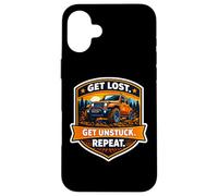 Get Lost Unstuck Repeat 4X4 Off Road Vehicle Owner Offroad Case for iPhone 16 Plus