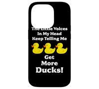 Get More Ducks, Toy Ducky, Rubber Duck Case for iPhone 14 Pro