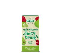 Get More Vits - Multivitamin Juicy Drink Apple and Pear, 6x3x200ml