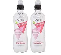 Get More Vits - Sports Recovery & Hydrating Cranberry Flavoured Spring Water (12 x 500ml), Electrolytes, B Vitamins, Sugar-Free, Low-Calorie, Boosts Energy, Natural Flavours, Vegetarian, Vegan