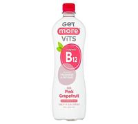 Get More Vits Vitamin B12 Sugar Free Still Pink Grapefruit Drink, 1000ml