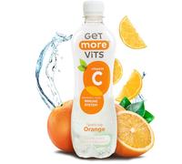 Get More Vits - Vitamin C Orange Flavoured Spring Water, 12 x 500ml