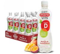 Get More Vits - Vitamin D Still Mango & Passionfruit Spring Water, 12x500ml