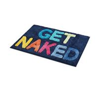 Get Naked Bath Mat - Funny Non-Slip Bathroom Rug, Soft Muticolour Printed Velvet Door Mat, Absorbent Machine Washable Shower Mat for Bathroom, Kitchen, & Bedroom Decor, 40 x 60cm