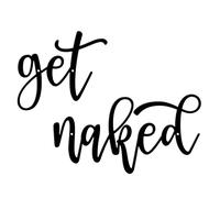 Get Naked Brather Sign Humorous Bathroom Wall Decor, Modern Farmhouse Style Metal Wall Sign for Bedroom or Home, Perfect for Housewarming or Wedding Gifts 14 x 6 Inches.