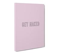 Get Naked V2 Typography Quote Canvas Wall Art Print Ready to Hang, Framed Picture for Living Room Bedroom Home Office Décor, 30x20 Inch (76x50 cm)