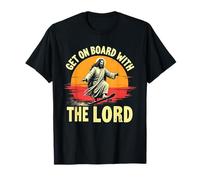 Get On Board with The Lord Christ Skateboarding Jesus Skate T-Shirt