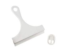 Get Organized Small White Shower Squeegee - Best for Shower Doors, Bathroom Windows & Mirrors. Durable Rubber Blade Makes Cleaning Stress-Free - All Purpose Smooth and Streak-Free Drying