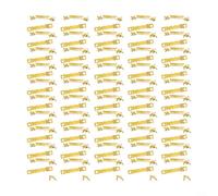 Get Organized Use Our Comprehensive Package of Fifty Sawtooth Hangars and One Hundred Essential Mounting Screws (Gold )