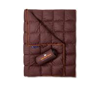 Get Out Gear Down Camping Blanket - Puffy, Packable, Lightweight and Warm | Ideal for Outdoors, Travel, Stadium, Festivals, Beach, Hammock | 650 Fill Power Water-Resistant Backpacking Quilt