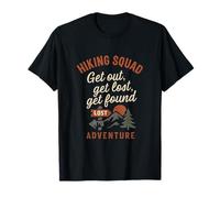 Get Out Get Lost Get Found Hiking Squad Adventure T-Shirt