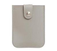 Get out of the card holder - stackable PU leather case, compact credit organiser | sleek slim wallet with instant closure, multi-plane layout for business cards, Grey, Se référer au descriptif, Refer