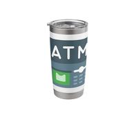 Get Out Some Cash Automatic Teller Machine ATM Bank Stainless Steel Insulated Tumbler