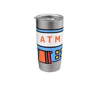 Get Out Some Cash Automatic Teller Machine ATM Bank Stainless Steel Insulated Tumbler