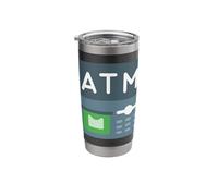Get Out Some Cash Automatic Teller Machine ATM Bank Stainless Steel Insulated Tumbler