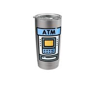 Get Out Some Cash Automatic Teller Machine ATM Bank Stainless Steel Insulated Tumbler
