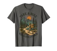 Get out to Nature Junkie Hiking Trekking Adventure T-Shirt