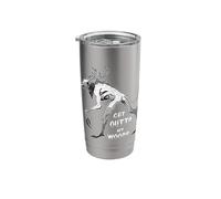 Get Outta My Woods Wendigo Cryptid Forest Monster Cryptid Stainless Steel Insulated Tumbler