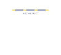 Get Over It Sweatshirt - White - XXL - White