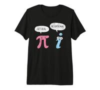 Get Real Be Rational Funny Pi Math Teacher Mathematician Premium T-Shirt